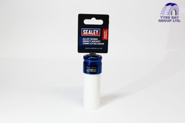 SEALEY SX03017 ALLOY WHEEL IMPACT SOCKET 17MM 1/2" SQ DRIVE SLEEVE CAR VAN