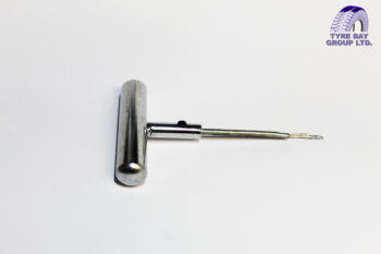 CHROME T HANDLE TOOL COMPLETE WITH KEY & OPEN EYE NEEDLE