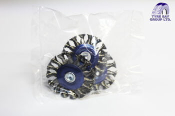 TWISTED KNOT GERMAN BULE  WIRE BRUSH