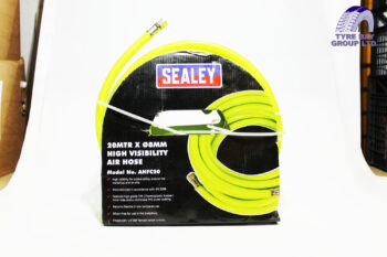 AIR HOSE HIGH VISIBILITY 20M x Ø8mm WiITH 1/4″BSP UNION -AHFC20