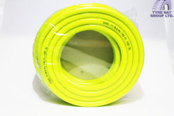 HOSE ASSEMBLY YELLOW HIGH VISIBILITY 10M OF 10MM , HOSE 1/4 SWIVEL ENDS