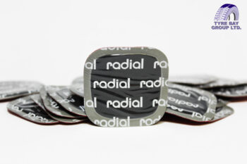 RADIAL TICKET PATCH 55MM SQUARE