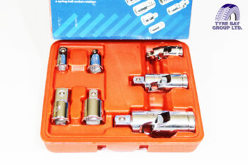 7PCS SQ DRIVE UNIVERSAL JOINT & SOCKET ADAPATOR SER