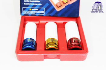 SEALEY ALLOY WHEEL CHROME MOLYBDENUM IMPACT SOCKET SET- 3pc 1/2″SQ DRIVE