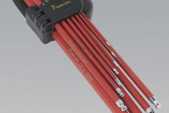 BALL END HEX KEY SET 11PC ANTI SLIP EXTRA LONG