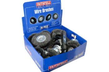 FAITHFULL 20 PIECE  WIRE BRUSH  ASSORTMENT