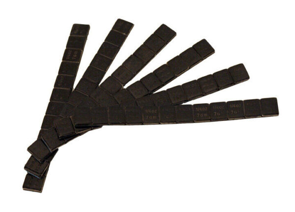 MOTOR CYCLE BLACK STICK ON WEIGHT  60GM
