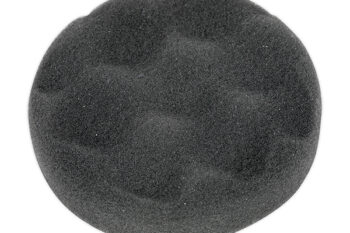 BUFFING &POLISHING FOAM HEAD HOOK & LOOP 80X25MM..BLACK SOFT