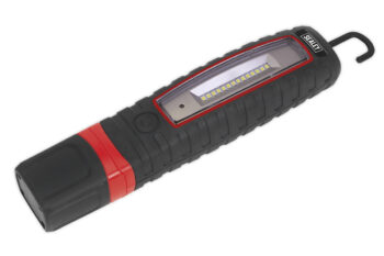 R/Charge 360° Insp Lamp 14 SMD LED + 3W LED Black..Li-ion