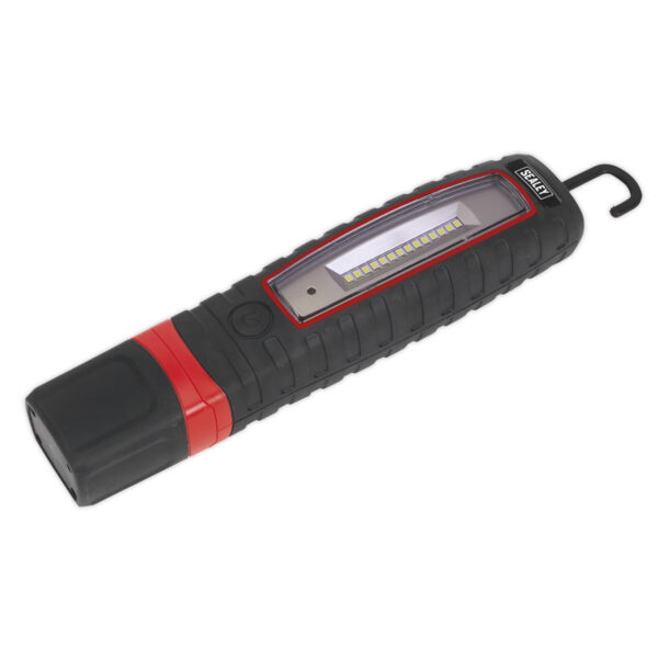 R/Charge 360° Insp Lamp 14 SMD LED + 3W LED Black..Li-ion