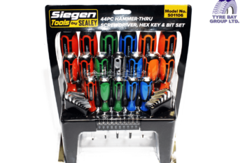 HAMMER-THRU SCREWDRIVER & HEX KEY and BIT SET 44 PIECES