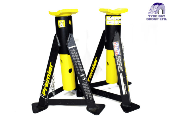 AXLE STANDS 3 TONNE CAPCITY PER STAND YELLOW