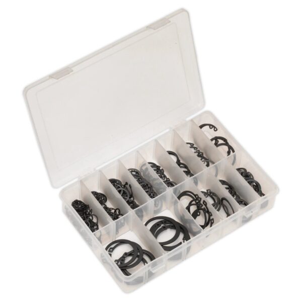 Circlip Assortment 200pc Internal & External Metric