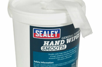 SEALEY HAND WIPES BUCKET 3LTR PACK of 150