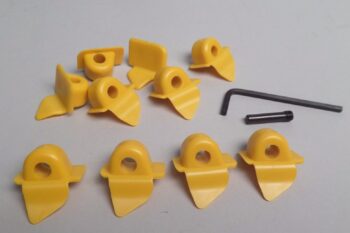 221438 PLASTIC INSERTS LOWER HEAD YELLOW CORGHI/TECO