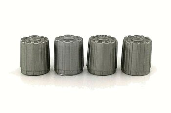 TPMS GREY DUST CAPS