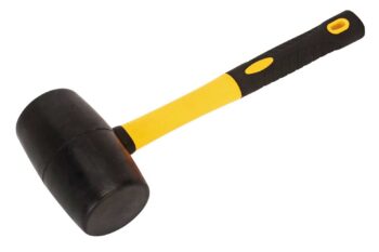 RUBBER MALLET 2LB WITH FIBREGLASS SHAFT