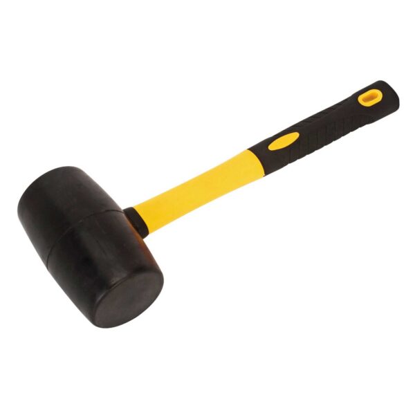 RUBBER MALLET 2LB WITH FIBREGLASS SHAFT