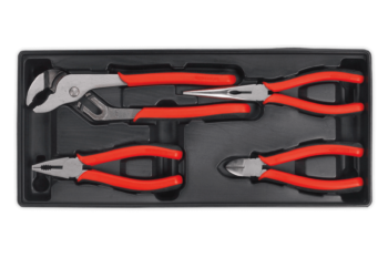 TOOL TRAY WITH PLIERS SET 4PC
